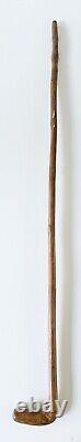 Vintage 34.5 Tree Root Swagger Stick Victorian Handmade Wooden Walking Cane