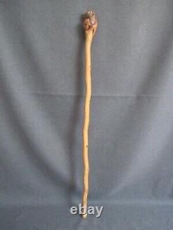 Vintage African San Bushmen Namibia wooden Walking Stick