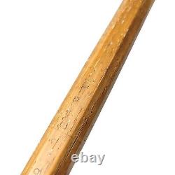 Vintage Antique 19C Wooden Measuring System Swagger Knob Walking Stick Cane