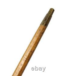 Vintage Antique 19C Wooden Measuring System Swagger Knob Walking Stick Cane