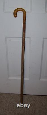 Vintage Antique Butterscotch Bakelite Horn Walking Stick Cane