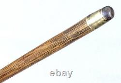 Vintage Antique Estate Gorgeous Crook Handle Wooden Nose Walking Stick Cane