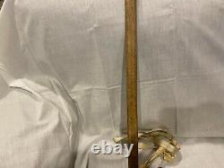Vintage Austrian Stubai Ice Axe Walking Stick 31 long 10.5 pick wooden handle