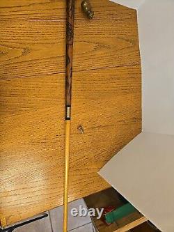 Vintage Billiard Pool Stick Cue Knob Carved Dragon Walking Stick Cane