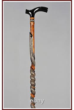 Vintage Custom Fancy Walking Stick, Handmade SPECIAL Turkish Wooden Walking Cane