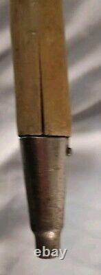 Vintage German Wanderstock Hiking Walking Stick Wooden With 19 Badges Stocknagel