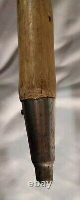 Vintage German Wanderstock Hiking Walking Stick Wooden With 19 Badges Stocknagel