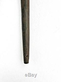 Vintage Rose Wood Single Piece Wooden Hand Crafted Rare Yali Face Walking Stick