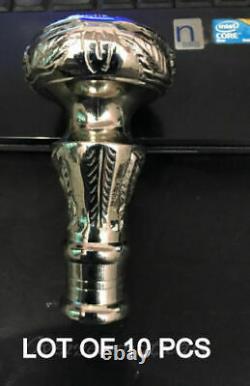 Vintage Silver Head Handle for Wooden Walking Stick Cane WORKING Lot Of 10 GIFT