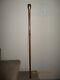 Vintage Wooden Brass Handle Walking Stick With Hidden Compartment