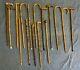 Vintage Wooden Canes Walking Sticks Lot Of 16 Various Styles Make An Offer