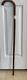 Vintage Wooden Walking Stick Cane With Sterling Silver Decor