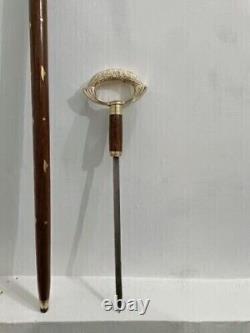 Vintage Wooden walking Stick With Handle Walking Stick christmas gift