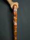 Walking Stick Wooden Cross Hand Carved Cane Wood Crafted Handmade Items Gifts