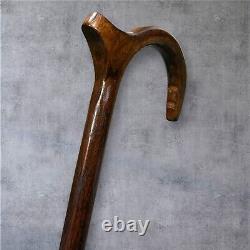 Walking Cane Men Women Seniors Mobility Palm Rest Hickory Wooden Masters USA A31