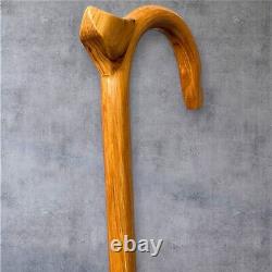 Walking Cane Men Women Seniors Mobility Palm Rest Hickory Wooden Masters USA A33