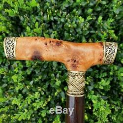 Walking Cane Walking Stick Handmade Wooden Cane Exclusive and Unique Design X92
