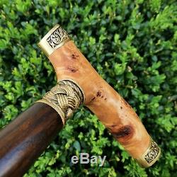 Walking Cane Walking Stick Handmade Wooden Cane Exclusive and Unique Design X92