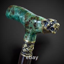 Walking Cane Walking Stick New Wooden Burl Cane Handmade gift L43