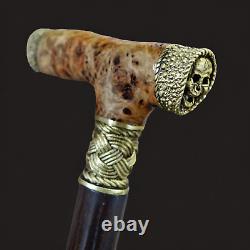 Walking Cane Walking Stick New Wooden Burl Cane Handmade gift L91