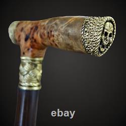 Walking Cane Walking Stick New Wooden Burl Cane Handmade gift L91