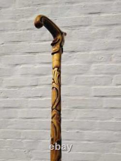 Walking Stick Cane For Men & Women Wooden Walking Stick Unique Design Style Gift
