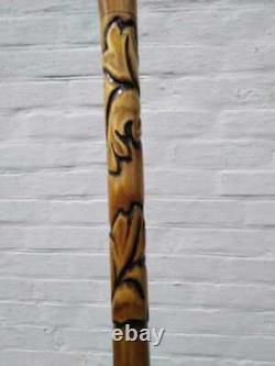 Walking Stick Cane Hand Carved For Men & Women Wooden Walking Cane Design Stick