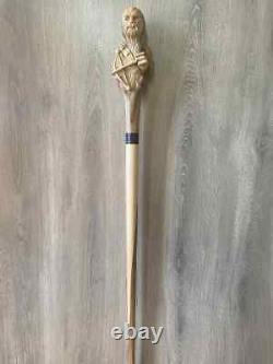Walking Stick Cane Handmade Wooden Star Cane Wars And Gifts