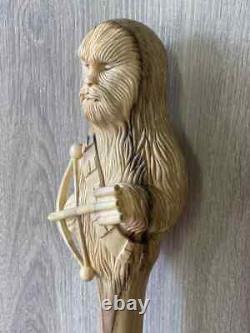 Walking Stick Cane Handmade Wooden Star Cane Wars And Gifts Item