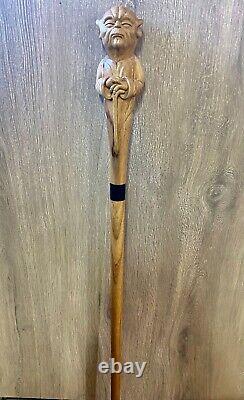 Walking Stick Cane Handmade Wooden Stick High Quality Unique Handcrafted Work