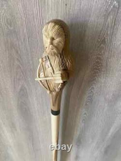 Walking Stick Cane Handmade Wooden Stick Walking Stick Star Cane Wars