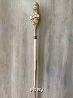 Walking Stick Cane Handmade Wooden Stick Walking Stick Star Cane Wars