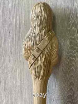 Walking Stick Cane Handmade Wooden Stick Walking Stick Star Cane Wars