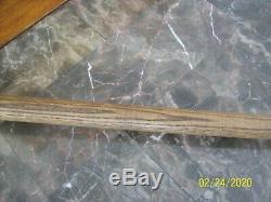 Walking Stick Cane Vtg Pewter Ornate Lion Handle & Dark Shaft Wooden 1 Piece