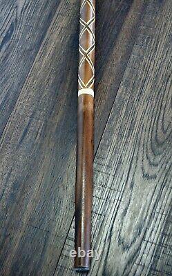 Walking Stick Cane Wooden Walking Cane Handmade Hand Carving Goat brown