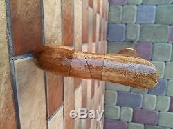 Walking Stick Wooden BURL Handmade Men's Accessories Cane Assembled Horn Cane