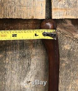 Wonderful Antique Original Wooden Walking Stick Cane Named