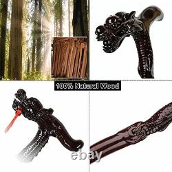 Wood Walking Cane, Canes for Men & Women, Stylish Wooden Cane, Handmade brown1