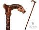 Wooden Cane Walking Stick Horse With Saddle Animal Wood Carved Walking Cane