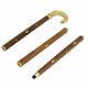 Wooden Decorative Walking Cane Stick Victorian Wooden Stick With Solid Brass