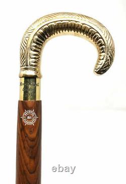 Wooden Decorative Walking Cane Stick Victorian wooden stick With Solid Brass