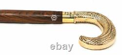 Wooden Decorative Walking Cane Stick Victorian wooden stick With Solid Brass
