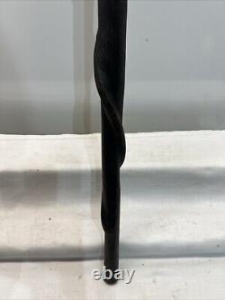 Wooden Hand Carved Rattlesnake Walking Stick African Tribal