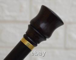 Wooden Stick Cane, Handmade 37 Natural Ebony Wooden Stick 94 cm, Wooden Cane #7