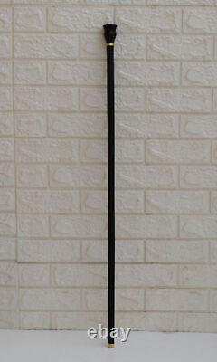 Wooden Stick Cane, Handmade 37 Natural Ebony Wooden Stick 94 cm, Wooden Cane #7