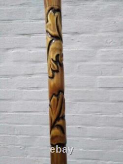 Wooden Walking Cane Design Stick Walking Stick Cane Hand Carved For Men & Women