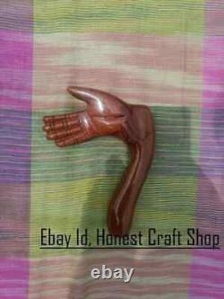 Wooden hand carved walking stick for gifts