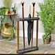 Wooden Stick Rack Entryway Walking Cane Stand Umbrella Stand Golf Clubs Display