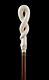 Wooden Walking Stick Hand Carved Beautiful Snake Handmade Walking Cane