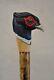 Wooden Walking Stick Hand Carved Bird Handmade Wooden Walking Cane